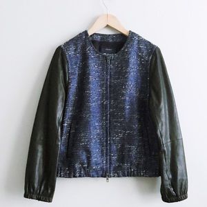 Madewell Shimmerweave Bomber Jacket / Medium